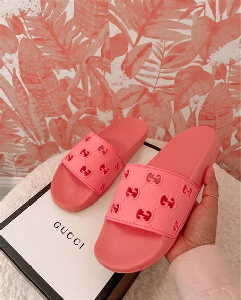 stock x gucci slides|gucci slides pink shoes.